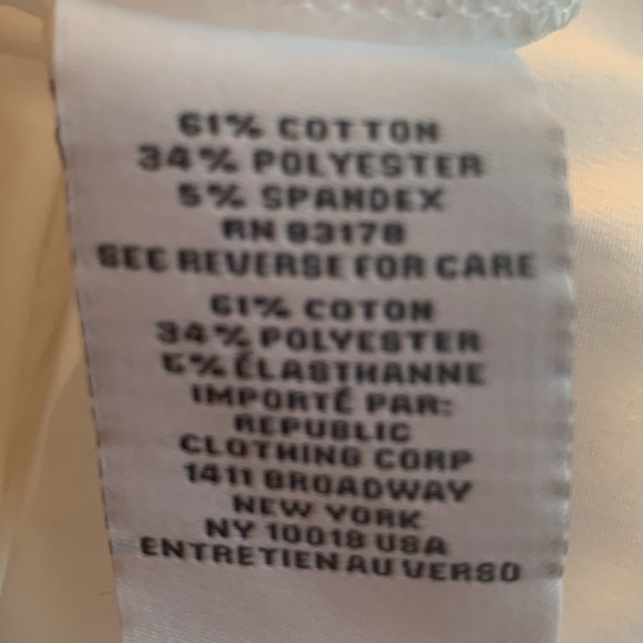 MAGASCHONI White Blouse Size XL #220 - Picture 7 of 8